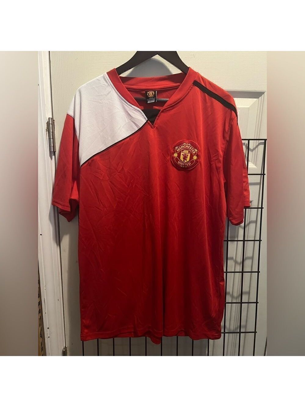 Manchester United Sewn Patch Soccer Jersey Shirt